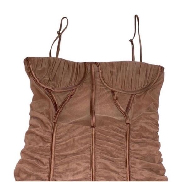 Zara Ruched Mini Body-con Rose Pink
Dress(Size Small) - Picture 9 of 10